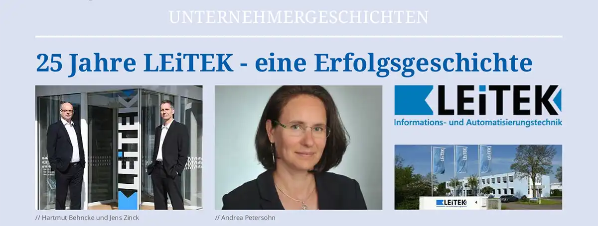 Ausschnitt Artikel Unternehmerzeitung